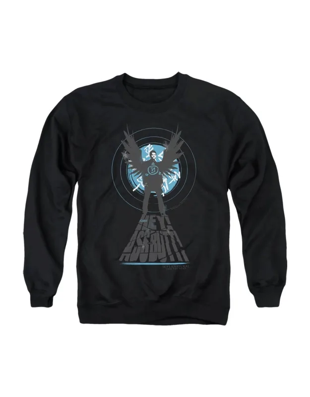 Supernatural Hey Ass Butt Crewneck Sweatshirt