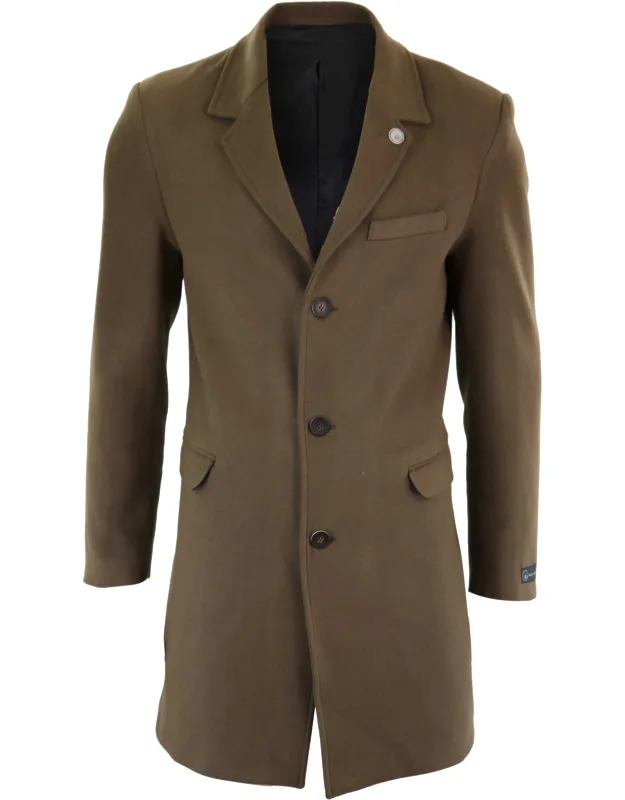 Long Wool Mix Overcoats