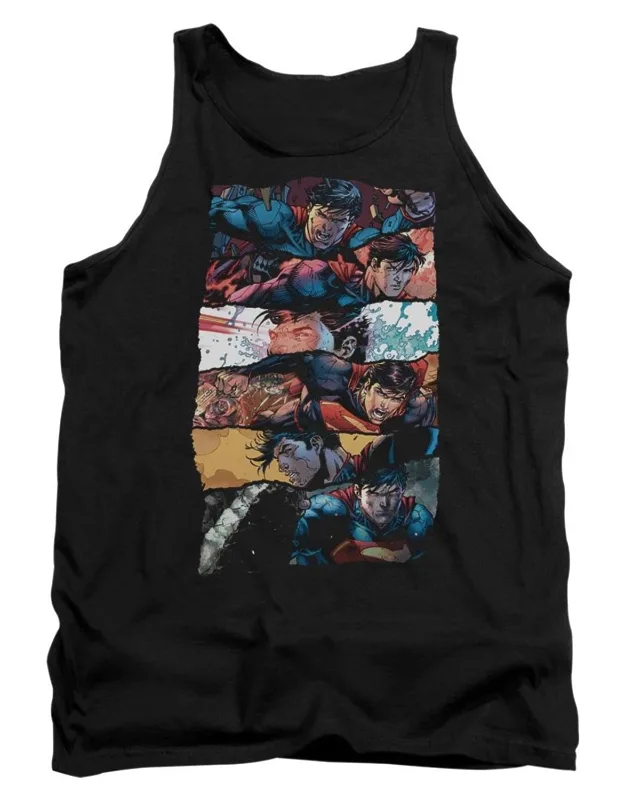 Superman Torn Collage Tank Top