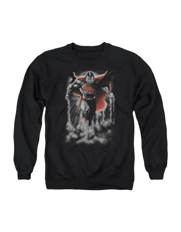 Superman Above The Clouds Crewneck Sweatshirt