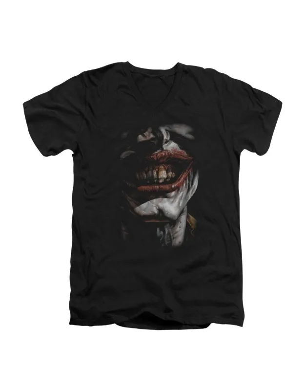 Batman Smile Of Evil V Neck T-shirt
