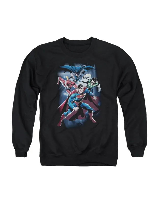 Justice League Of America Cosmic Crewneck Sweatshirt