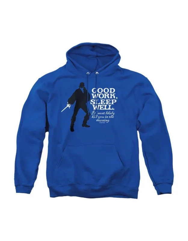 Princess Bride Good Work Adult Pull Over Hoodie, Stylish For Everyday Wear