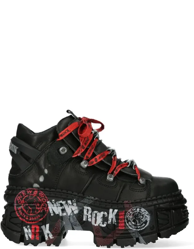 Punk Goth Leather Boots
