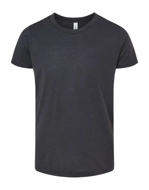 Youth Triblend Tee, 3.8 Oz./yd2, 50/25/25 Polyester/cotton/rayon