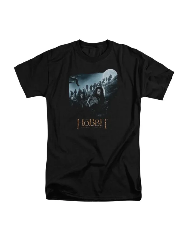 The Hobbit A Journey Short Sleeve Adult Tall Tee / T-shirt 100% Cotton, Officially Licensed