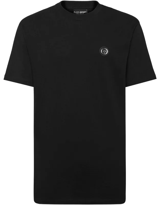 T-shirt Round Neck Ss With Maximum Comfort And Rib Knit Neckline