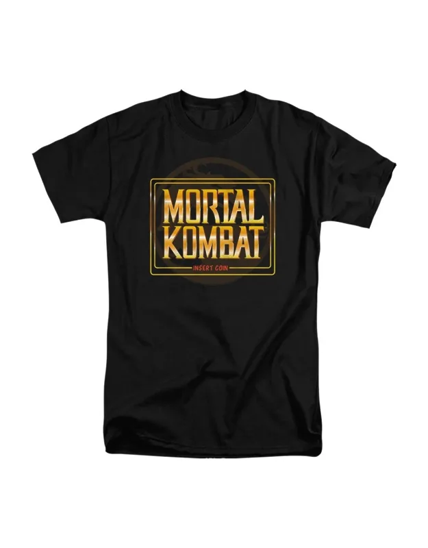 Mortal Kombat Klassic Insert Coin Short Sleeve Tall Tee / T-shirt