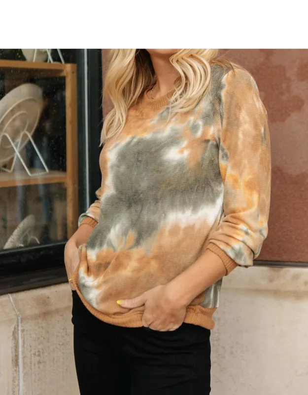 Waffle Knit Top