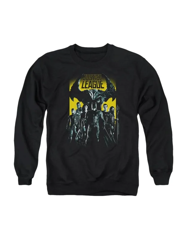 Justice League Movie Stand Up To Evil Crewneck Sweatshirt