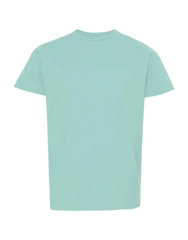 Youth Fine Jersey Tee, 100% Combed Ringspun Cotton, Easytear Label