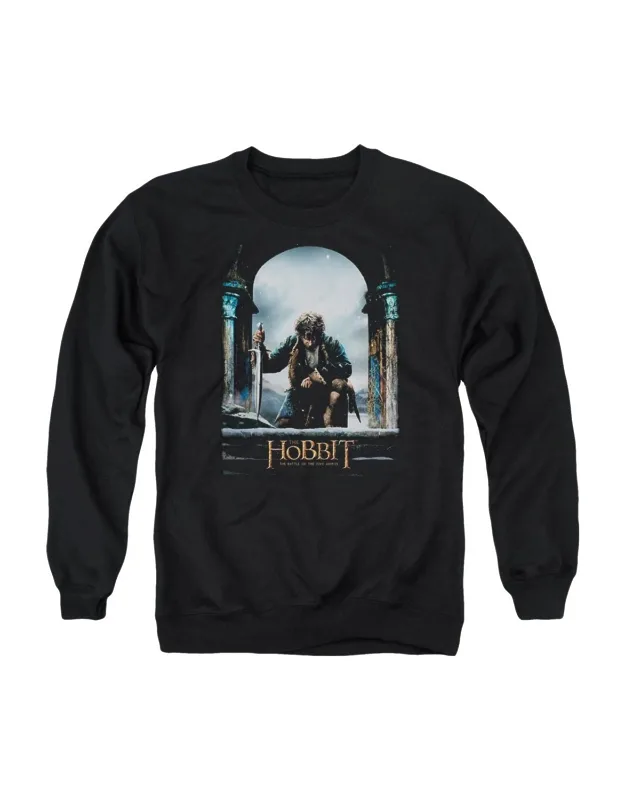 Hobbit Bilbo Poster Crewneck Sweatshirt, Stylish For Everyday Wear
