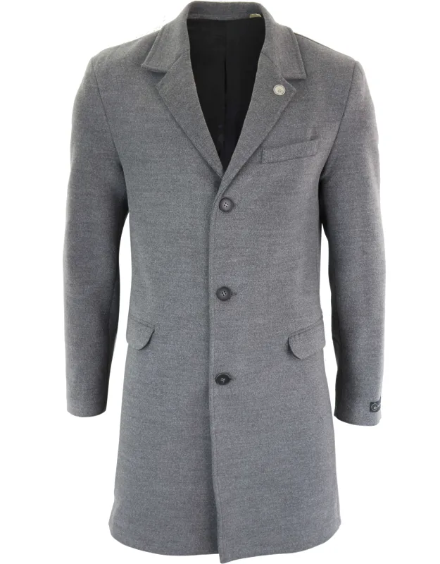 Long Wool Mix Overcoats