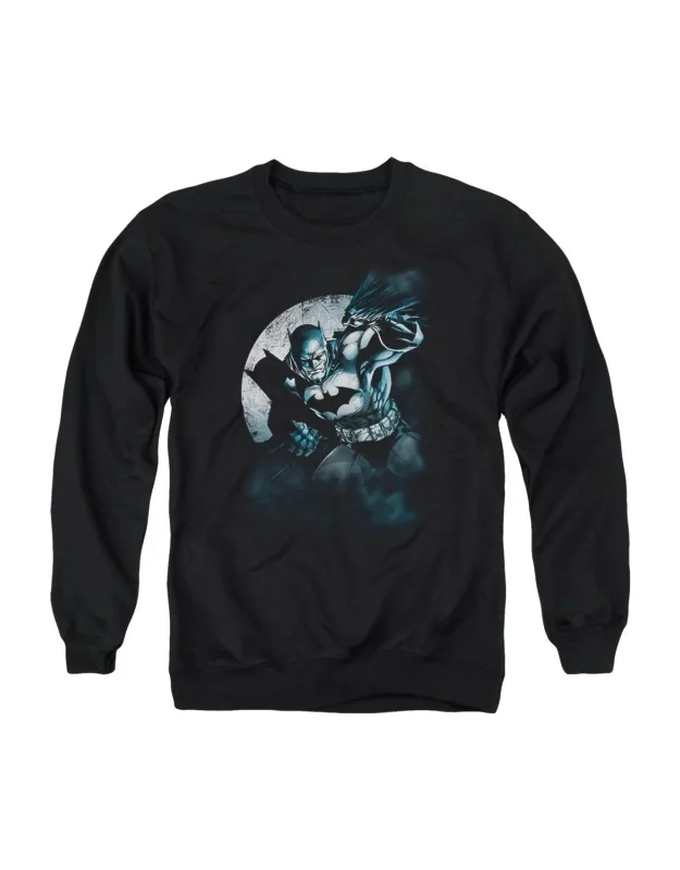 _batman Spotlight Sweatshirt - Stylish Everyday Wear, 50% Cotton & 50% Polyester_