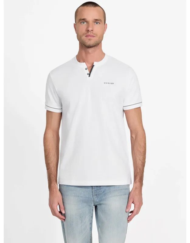 Short-sleeve Henley Tee