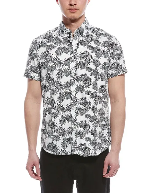 Seersucker Shirt - Button-down Collar, Comfortable And Durable