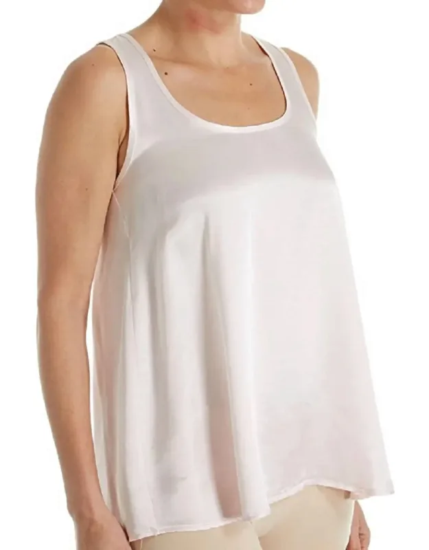 Laura Satin Racerback Tank