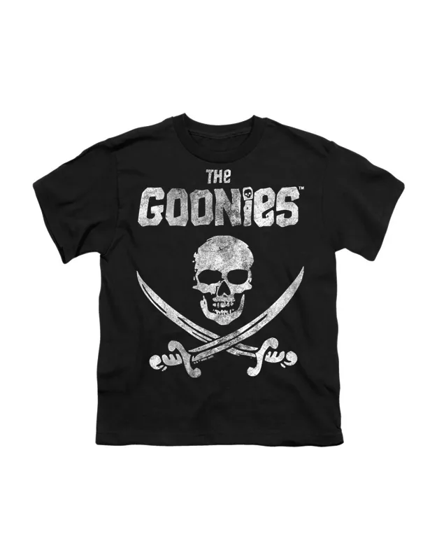 The Goonies Flag 1 Short Sleeve Youth Tee - Stylish For Everyday Wear, 100% Cotton