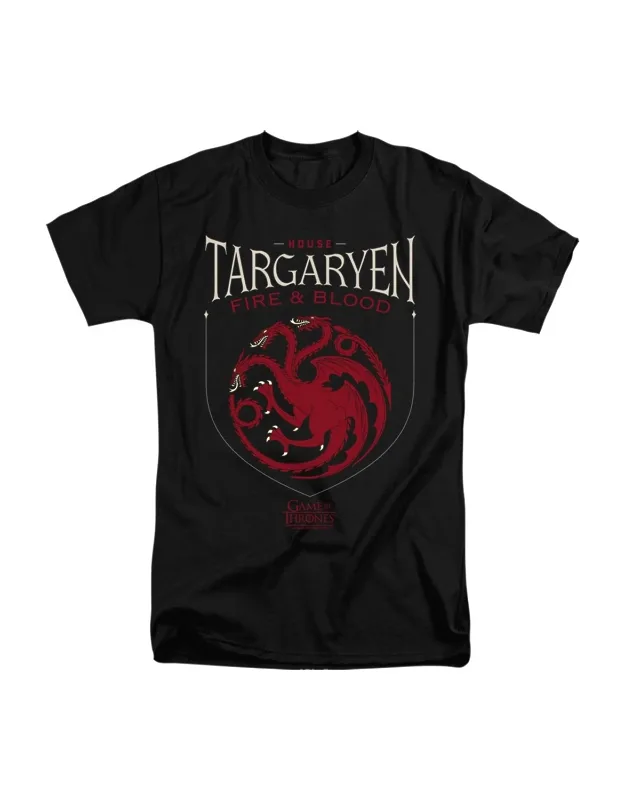 Game Of Thrones House Targaryen Sigil Short Sleeve Tee