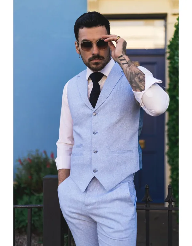 Summer Suit Waistcoat Trousers Wedding - Lightweight And Breathable Casual Yet Stylish