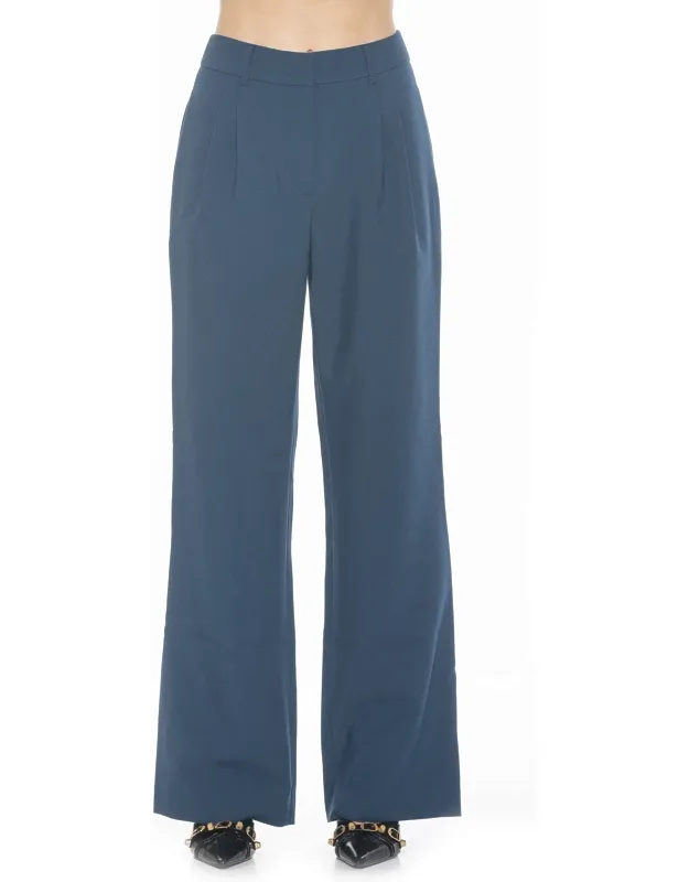 Ellie Pant High Waisted Pleated Wide Leg