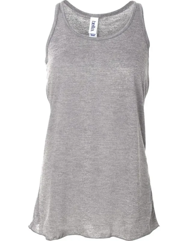 Flowy Racerback Tank - Relaxed, Drapey Fit, A-line Body