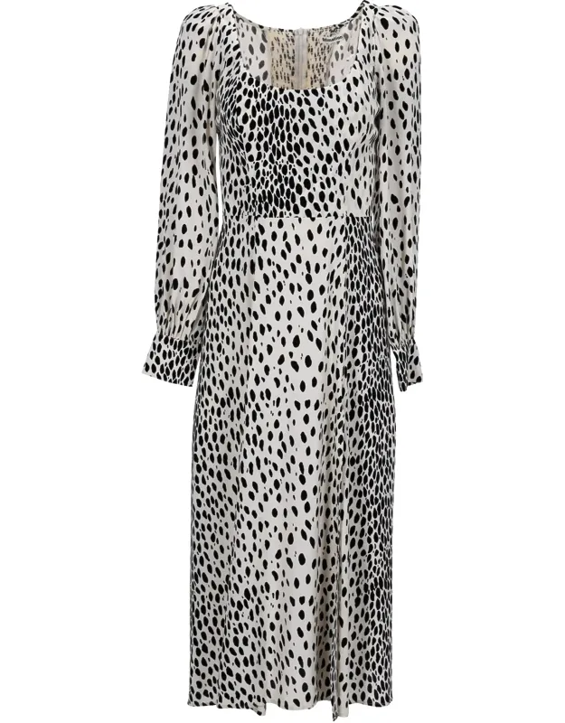Alessi Crepe Midi Dress