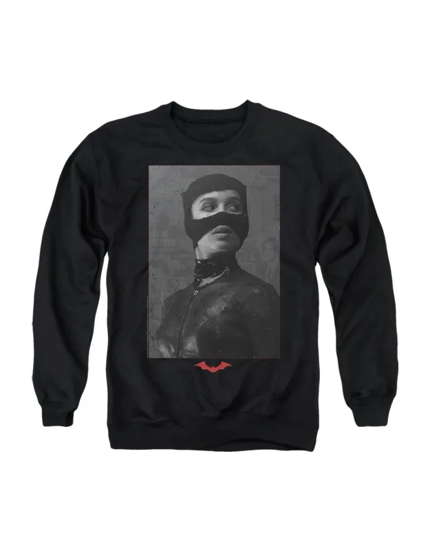The Batman (2022) Catwoman Worn Portrait Crewneck Sweatshirt