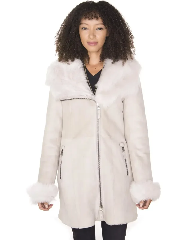 Suede Merino Sheepskin Coat-ringwood