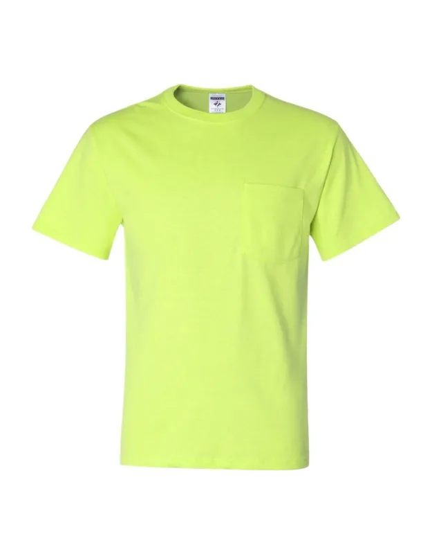 Dri-power T-shirt With A Pocket - Advanced Moisture-management Performance, Noticeably Softer Hand