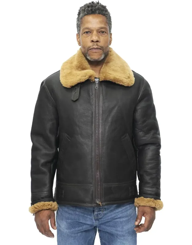 Hartland Thick Sheepskin Lining And Strap Adjustment Jacket