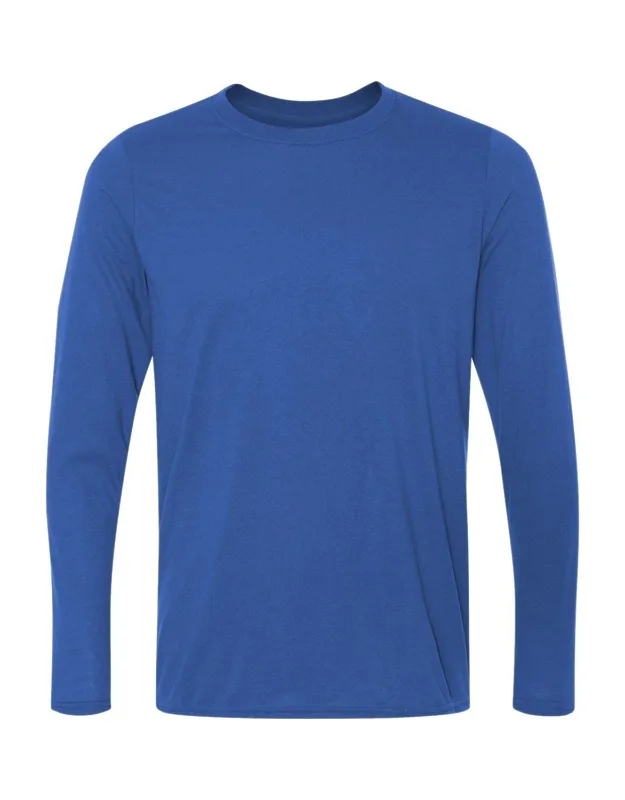 Performance Long Sleeve T-shirt With Moisture Management And Odor Control