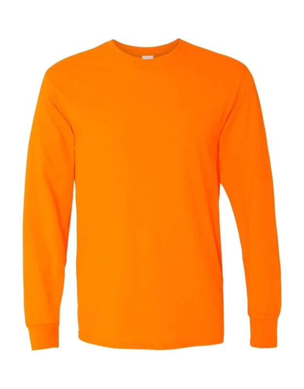 Heavy Cotton Long Sleeve T-shirt, Midweight Fabric, Classic Fit