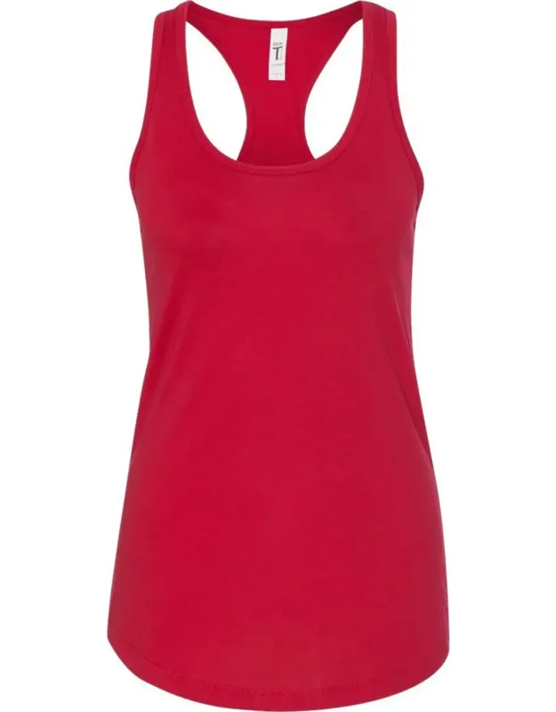 Next Level Ideal Racerback Tank - Fabric Laundered, Curved Hem