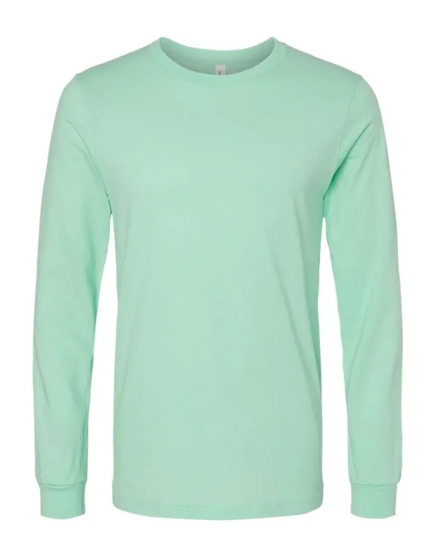 Jersey Long Sleeve Tee, 100% Airlume Combed And Ringspun Cotton, Retail Fit