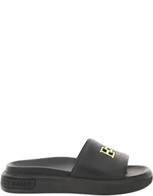 Jaxons Bovine Grained Leather Sandals