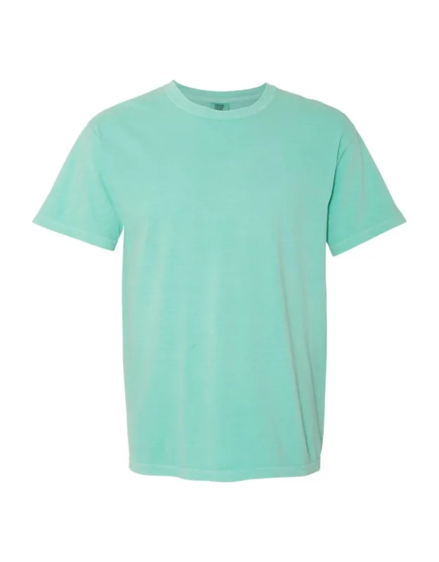 Comfort Colors Garment-dyed Heavyweight T-shirt, Relaxed Fit, Twill Taped Neck And Shoulders