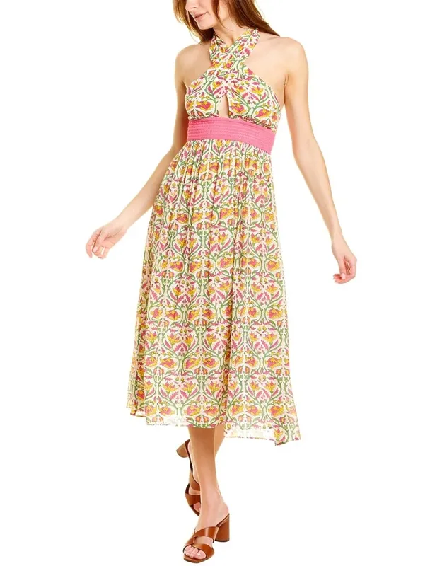 Mira Halter Maxi Dress