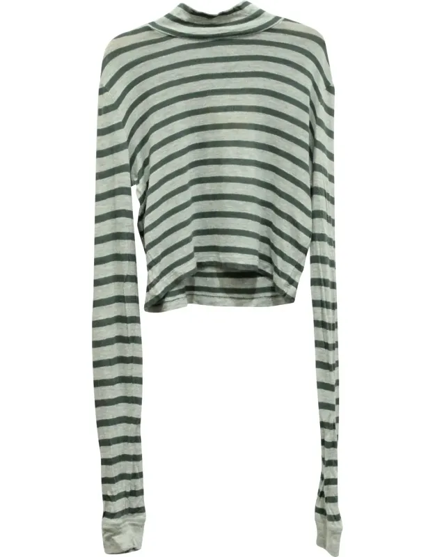 Stripped Long Sleeve Top