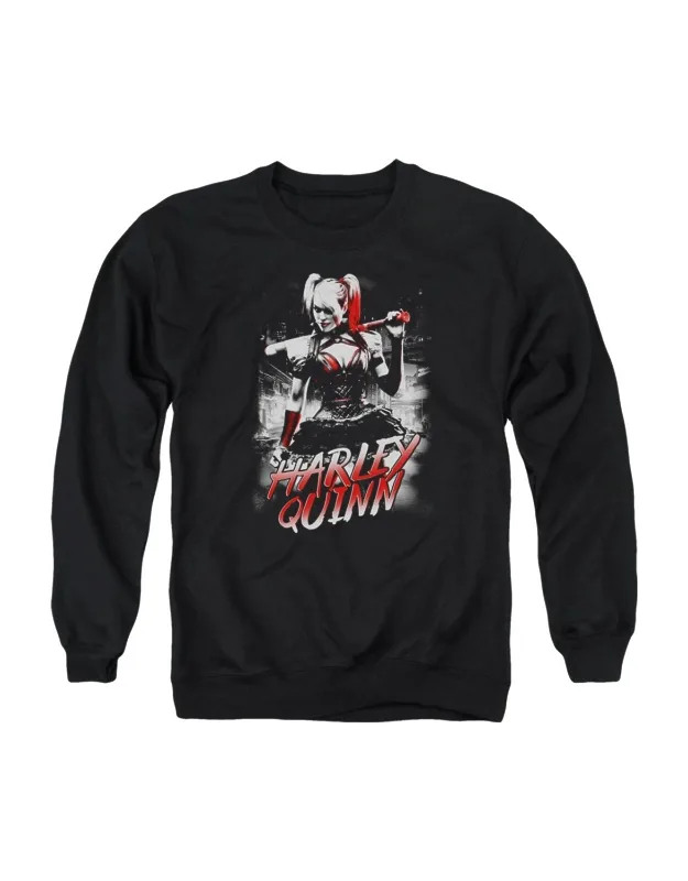 Batman Arkham Knight Quinn City Crewneck Sweatshirt