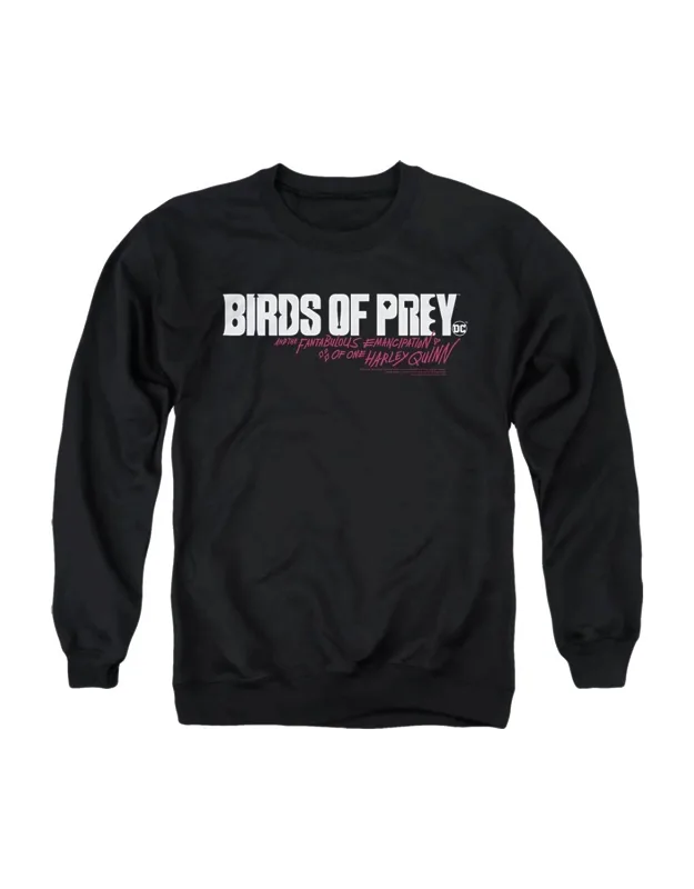 Birds Of Prey Horizontal Logo Crewneck Sweatshirt