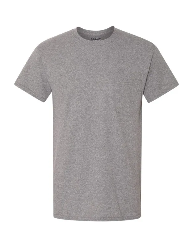 Heavy Cotton Pocket T-shirt, Midweight Fabric, Classic Fit