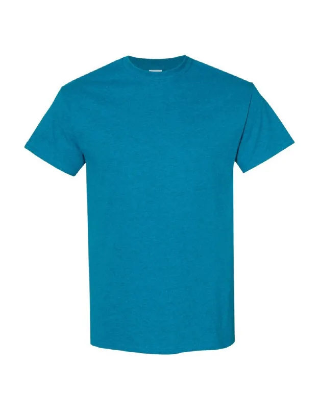 Gildan Heavy Cotton Short-sleeved T-shirt, Crew Neck, Ribbed