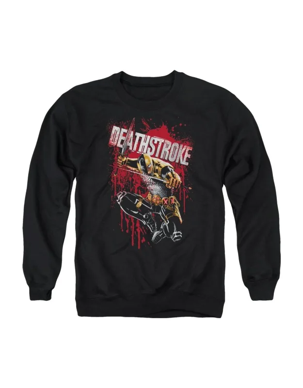 Justice League Of America Blood Splattered Crewneck Sweatshirt