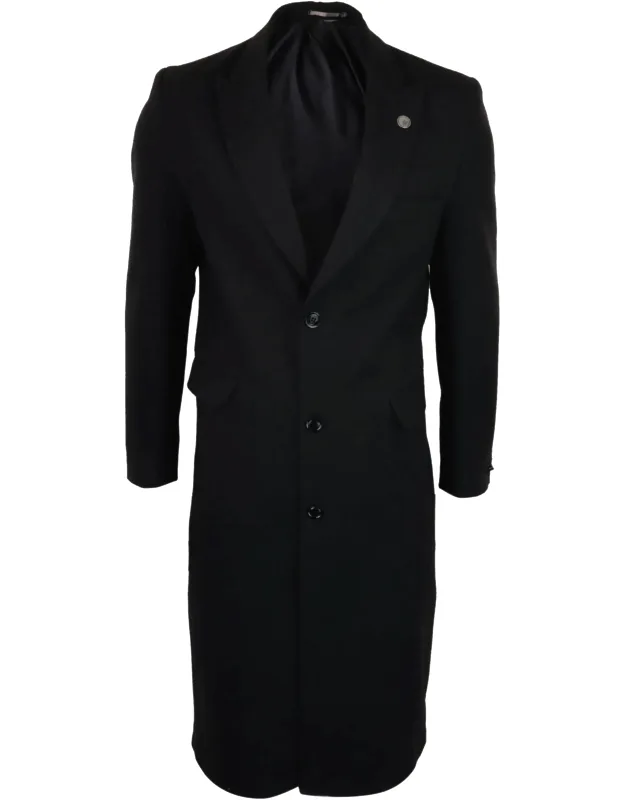 Full Length Overcoats Wool Mix Peaky Blinders