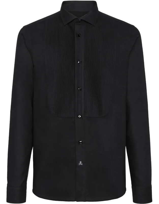 Shirt With Black Tie