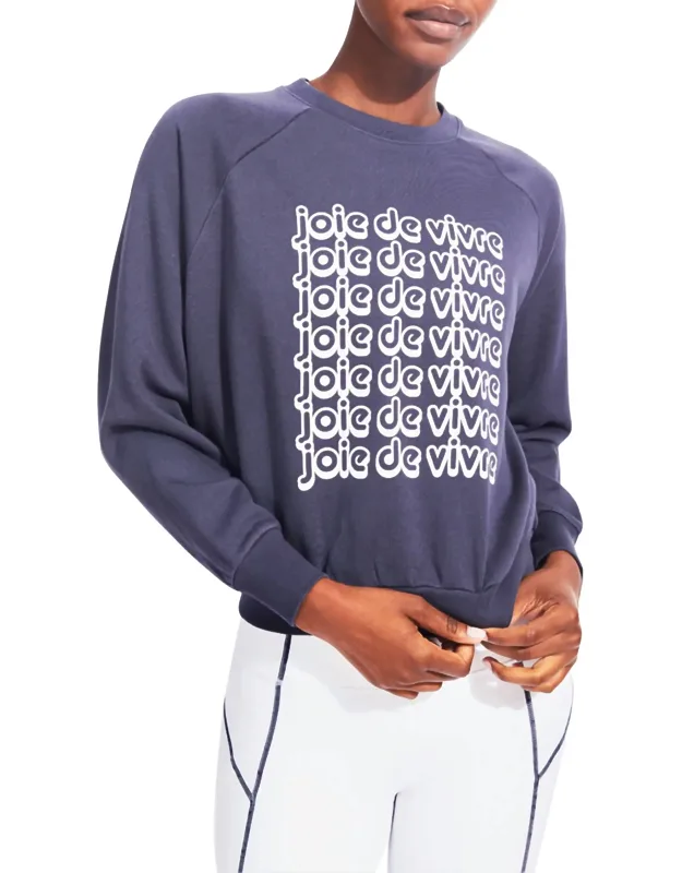 Long Sleeve Raglan Sweatshirt