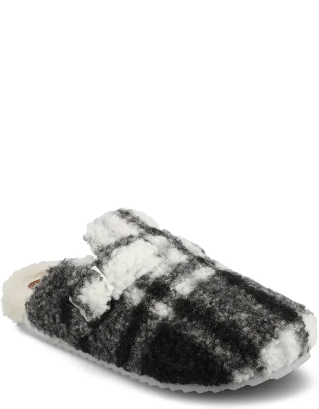 Journee Ardenn Slippers With Memory Foam And Soft Faux Fur Lining