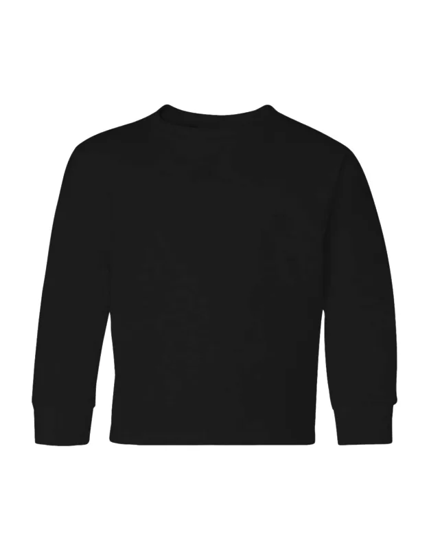 Dri-power Long Sleeve T-shirt With Advanced Moisture-management Performance, Noticeably Softer Hand