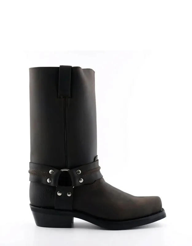 Western High Leather Boots